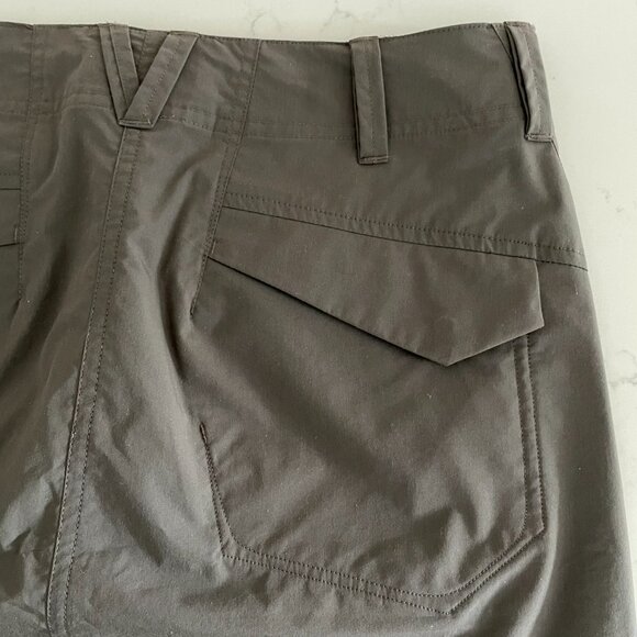 ARC'TERYK Relaxed Fit Athletic Cotton Nylon Blend Mini Skirt Dk Olive Green Sz 6 - Picture 5 of 9